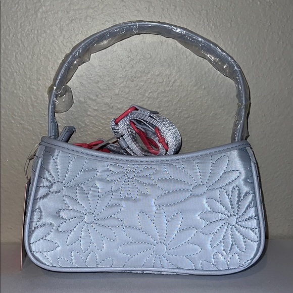 Betsey Johnson Shoulder/Crossbody Bag with Floral Design - Picture 2 of 14